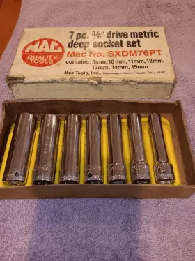 SXDM76PT MAC TOOLS Drive Socket Set