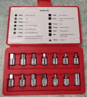 SXHS14B MAC TOOLS Drain Plug Socket Set