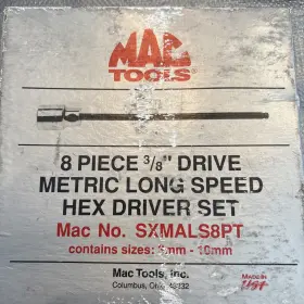 SXMALS8PT MAC TOOLS Drive Hex Driver Set