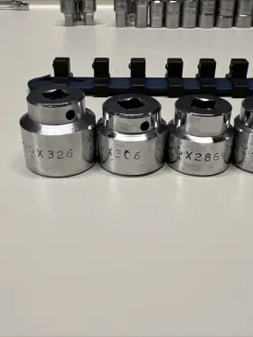 X66-X326 MAC TOOLS Drive Shallow Socket Set Rail #2
