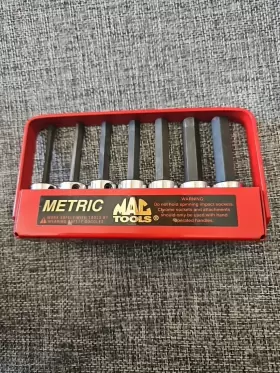XT8Y MAC TOOLS Hex Bit Drive Socket Set