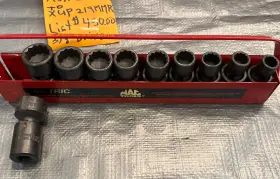 XUP210MMR MAC TOOLS Impact Socket Set Drive Flex