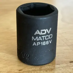 AP166V MATCO TOOLS Shallow Impact Socket Drive Point