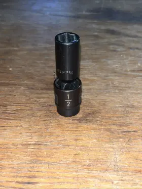Matco Tools Bdup166b 3/8 Inch Drive Deep 6 Point Impact Universal 1/2 Socket