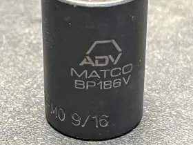 BP186V MATCO TOOLS Drive Impact Socket Shallow Point #2