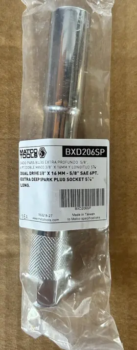 BXD206SP MATCO TOOLS Drive Spark Plug Socket