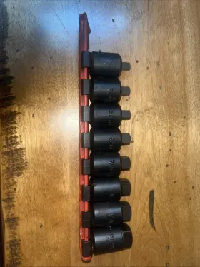 Matco Tools Cp8-cp20 8 Pc. 1/4 Inch -5/8 Sae 1/2 Drive Square External Drain Plug Socket Set Matco Tools Cp8-cp20 8 Pc. 1/4 Inch -5/8 Sae 1/2 Drive Square External Drain Plug Socket Set