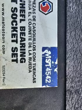 MST4542 MATCO TOOLS Axle Nut Socket Set #3