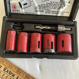 RC-9595 MATCO TOOLS Hole Saw Drill Holesaw Kit #2