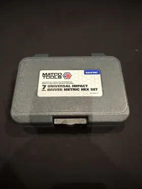 SAUPXM7 MATCO TOOLS Shank Hex Impact Bit Set
