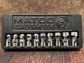 SAUSM106 MATCO TOOLS Drive Stubby Socket Set