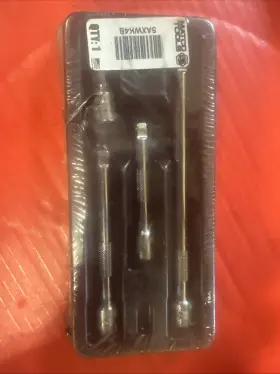 Matco Tools Saxek4b 1/4 Inch 4 Piece Wobble Chrome Extension Set