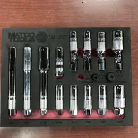 SB13SP MATCO TOOLS Drive Spark Plug Socket Set Foam