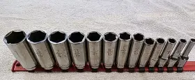 SBD136T MATCO TOOLS Drive Point Socket Set Rail
