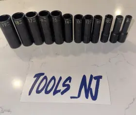 SBDPM126TA MATCO TOOLS Drive Point Impact Socket Set