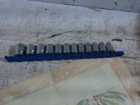 SBM122TA MATCO TOOLS Drive Point Socket Set Shallow Rail