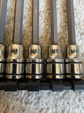 SBQLM92V MATCO TOOLS Triple Square Bit Socket Set M4 M18 #2