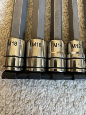 SBQLM92V MATCO TOOLS Triple Square Bit Socket Set M4 M18 #3