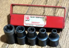 SBXR5T MATCO TOOLS Inverted Torx Impact Socket Set Storage