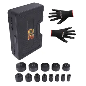 QVB1RM MAXPEEDINGRODS Drive Grooved Lock Nuts Socket Set