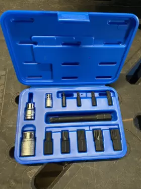 MN10PC METALNERD TOOLS Triple Square Point Spline Bit Socket