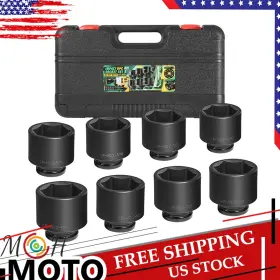 MHQP-0206 MHMOTO Drive Spindle Axle Nut Impact Socket Set