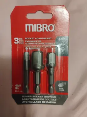 4404921 MIBRO Socket Adapter Set Quarter Power