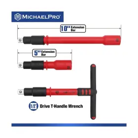 MP005048 MICHAELPRO Drive Vde Insulated Tools Set Sockets Soc #3