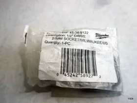 45-34-9122 MILWAUKEE Drive Point Socket