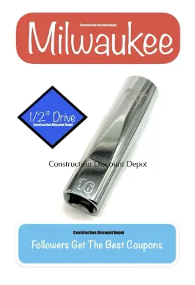 45-34-9140 MILWAUKEE Drive Point Standard Socket