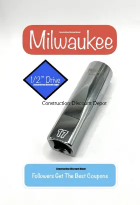 45-34-9141 MILWAUKEE Drive Point Standard Socket