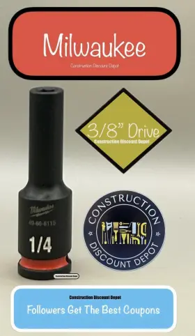 49-66-6115 MILWAUKEE Shockwave Impact Drive Socket
