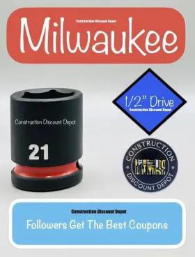 49-66-6253 MILWAUKEE Shockwave Impact Drive Shallow
