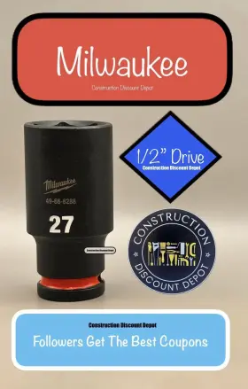 49-66-6288 MILWAUKEE Shockwave Impact Drive Socket