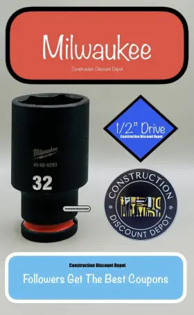 49-66-6293 MILWAUKEE Shockwave Impact Drive Socket