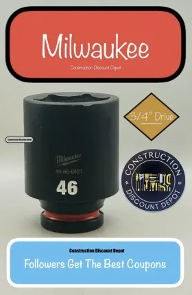 49-66-6421 MILWAUKEE Shockwave Impact Drive Socket