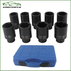 SAP216294P MUNIRATER Impact Socket Set Drive Axle Hub Nut