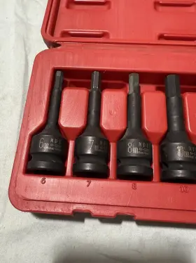 61-0214 NAPA Drive Hex Driver Impact Socket Set #2