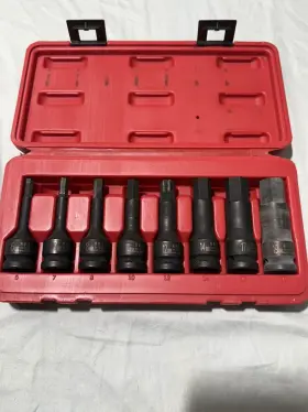 61-0214 NAPA Drive Hex Driver Impact Socket Set