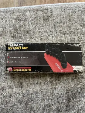 61-0208 NAPA NPT Tools Impact Swivel Socket Set