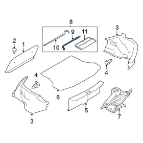 995451HK0A NISSAN OE Wheel Lug Wrench