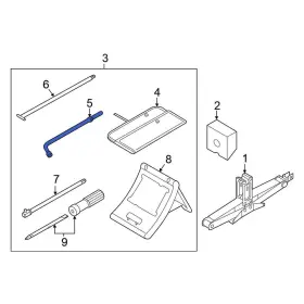 995451LB0A NISSAN OE Wheel Lug Wrench