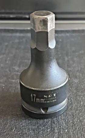 61-6517 NPT TOOLS Drive Hex Bit Impact Socket