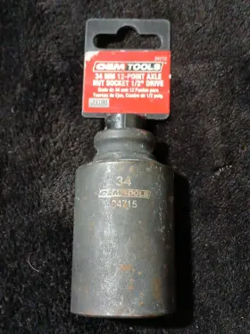 24715 OEM TOOLS Drive Point Spindle Axle Nut Socket
