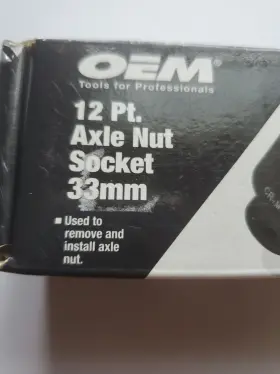 27326 OEM TOOLS Point Axle Nut Socket Drive #3