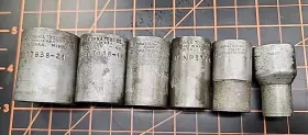 Otc Owatonna Tool Co. Np377938 Vtg Wwii Socket Set 12pt Minn Usa Military Gmts Lot Of 6 Otc Owatonna Tool Co. Np377938 Vtg Wwii Socket Set 12pt Minn Usa Military Gmts Lot Of 6