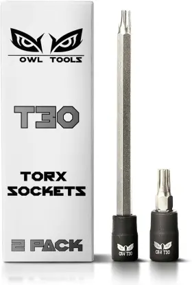 810147650576 OWL TOOLS Torx Socket Drive Pack Bit T30