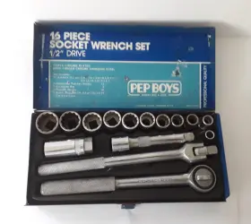 77315 PEP BOYS Socket Drive Combination Wrench Set
