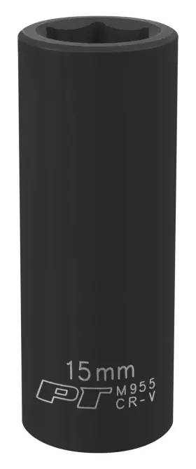 Performance Tool M955 3/8 Inch Drive 15mm Dw Impact Socket