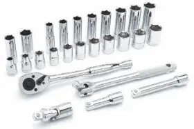 W32904 PERFORMANCE TOOL Met Socket Set #2
